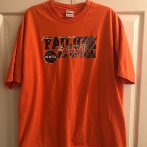 Orange NASA T-shirt